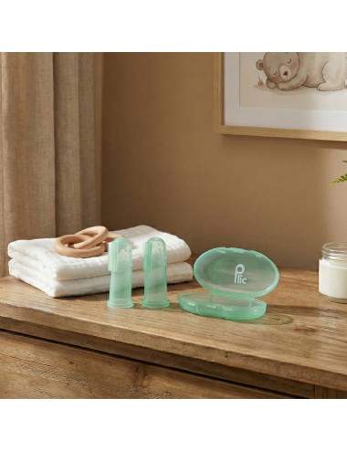 Baby silicone finger brush