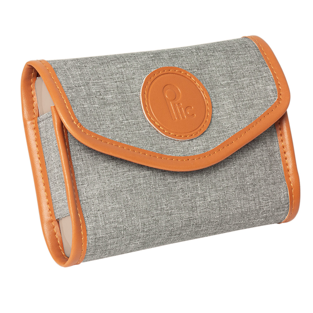 Slim pillboxes, fabric - Gris