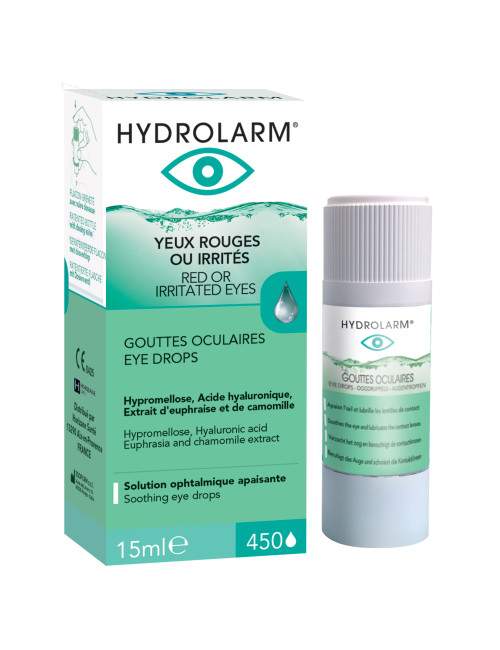 collyre apaisant yeux rouges irrités hydratation oculaire