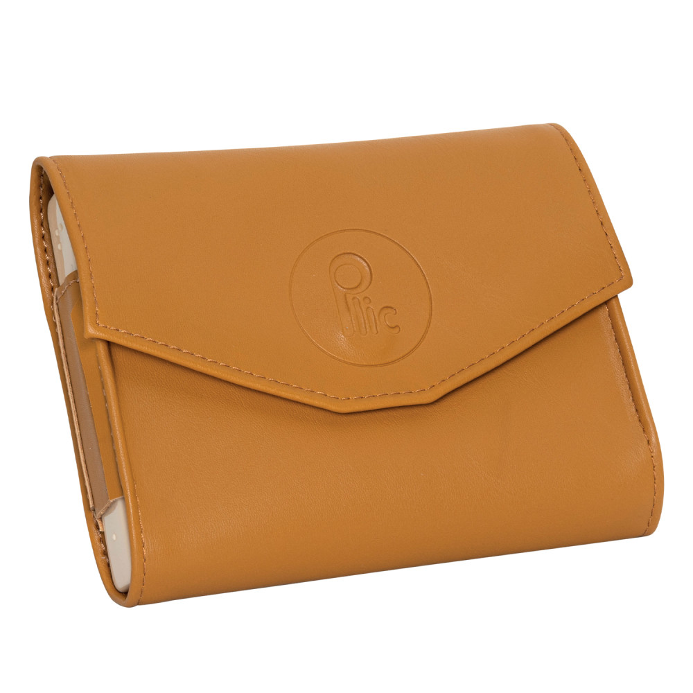 Weekly Pill Organizer - Brown Faux Leather