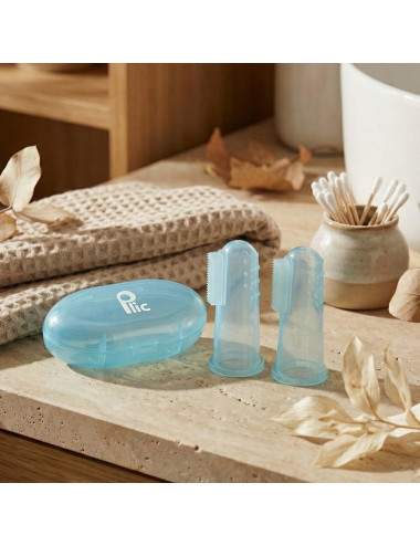 Baby silicone finger brush