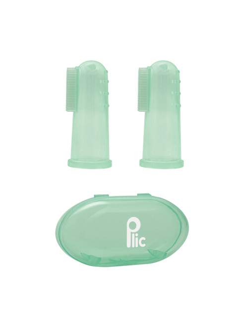 Baby silicone finger brush
