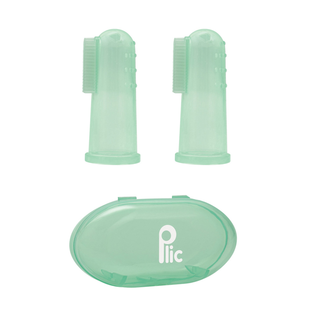 Doigtier brosse silicone bébé