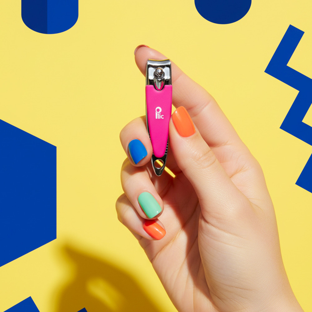 PLIC Pink Manicure Nail Clipper