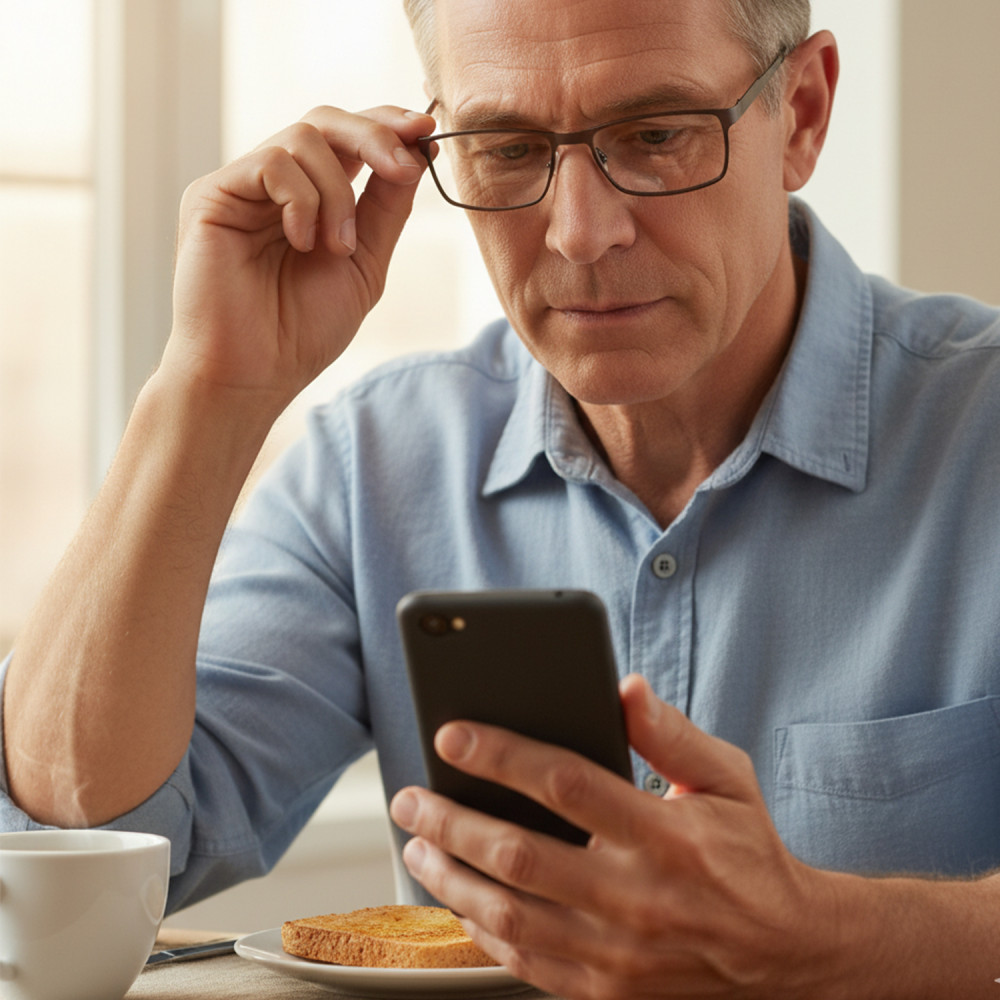 Lunettes presbytie mixtes monture métal