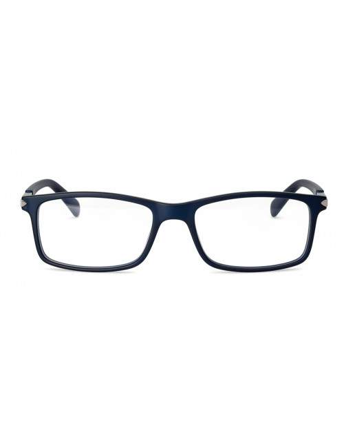 Monture lunettes homme rectangulaire finition soft touch