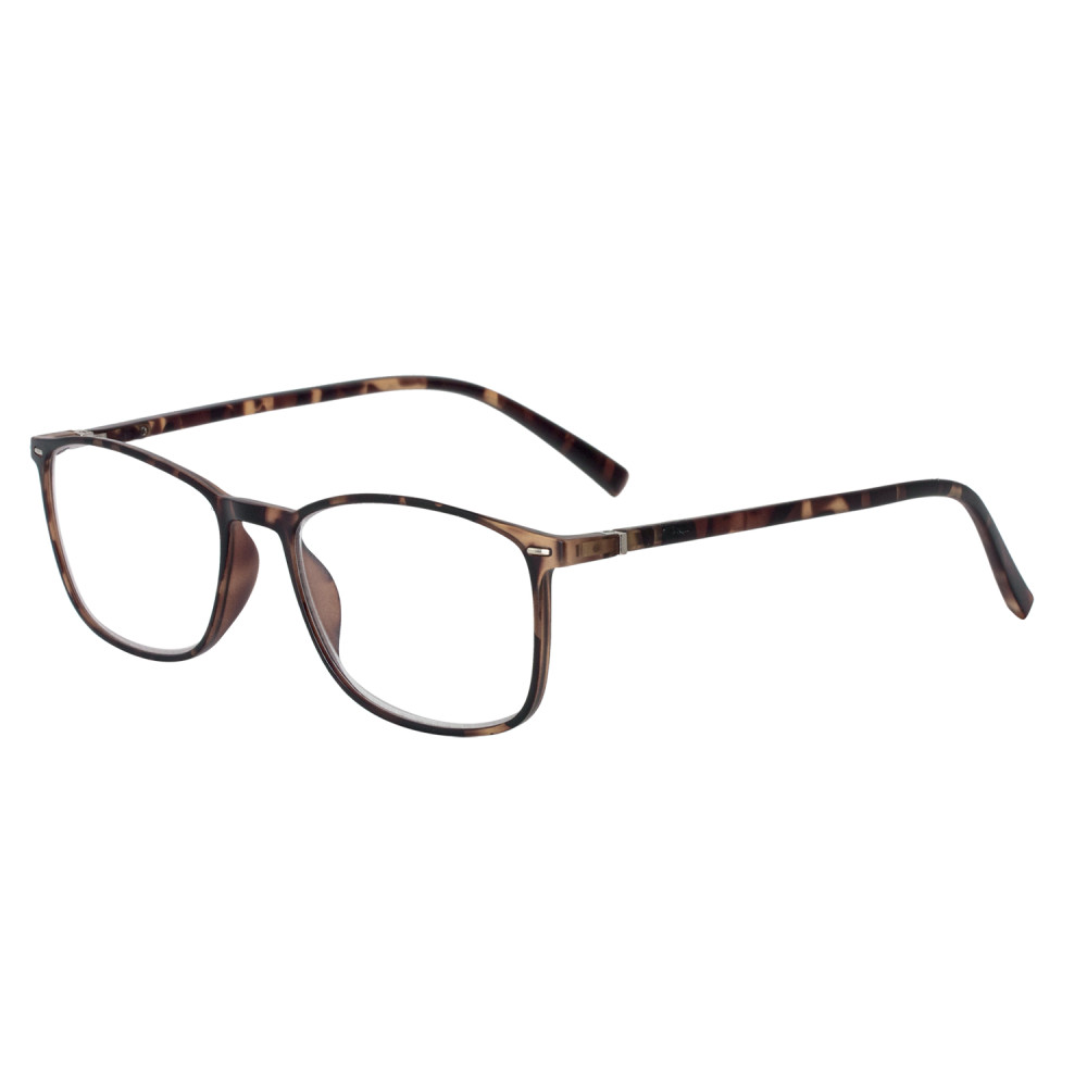 Lunettes loupe mixte écaille marron classique