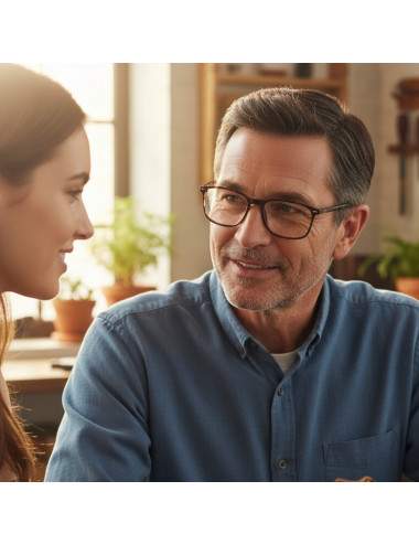 Lunettes de lecture New Deal branches fines écaille