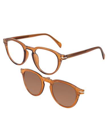 Lunettes lecture élégantes marron monture légère et confortable