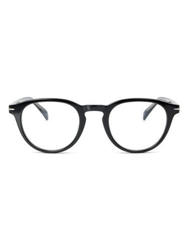 Lunettes loupe noires forme ronde avec clip polarisé
