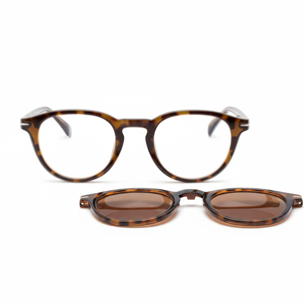 Lunettes de lecture Eclipse écaille avec clip solaire