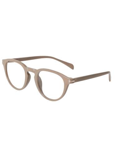 Lunettes de lecture taupe design sobre et élégant