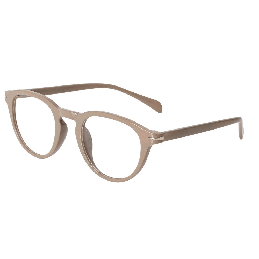 Lunettes de lecture taupe design sobre et élégant