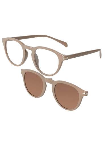 Lunettes de lecture taupe monture légère TR90