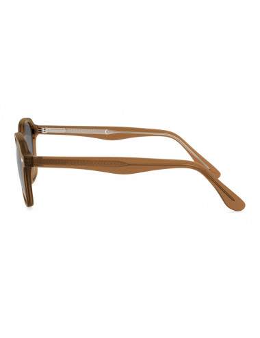 Monture lunettes de soleil marron brillant style moderne