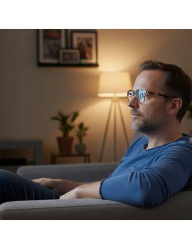 Comfortable progressive reading glasses for screens