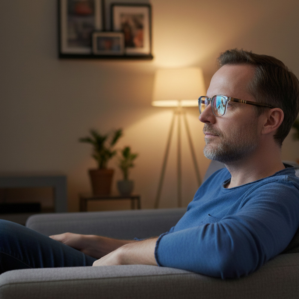 Comfortable progressive reading glasses for screens