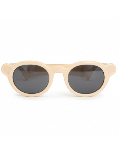 Lunettes de soleil bébé rondes beige 0-1 an