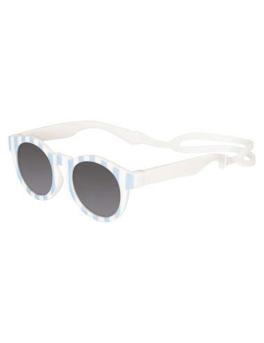 Sailor style baby sunglasses blue white 1-2 years