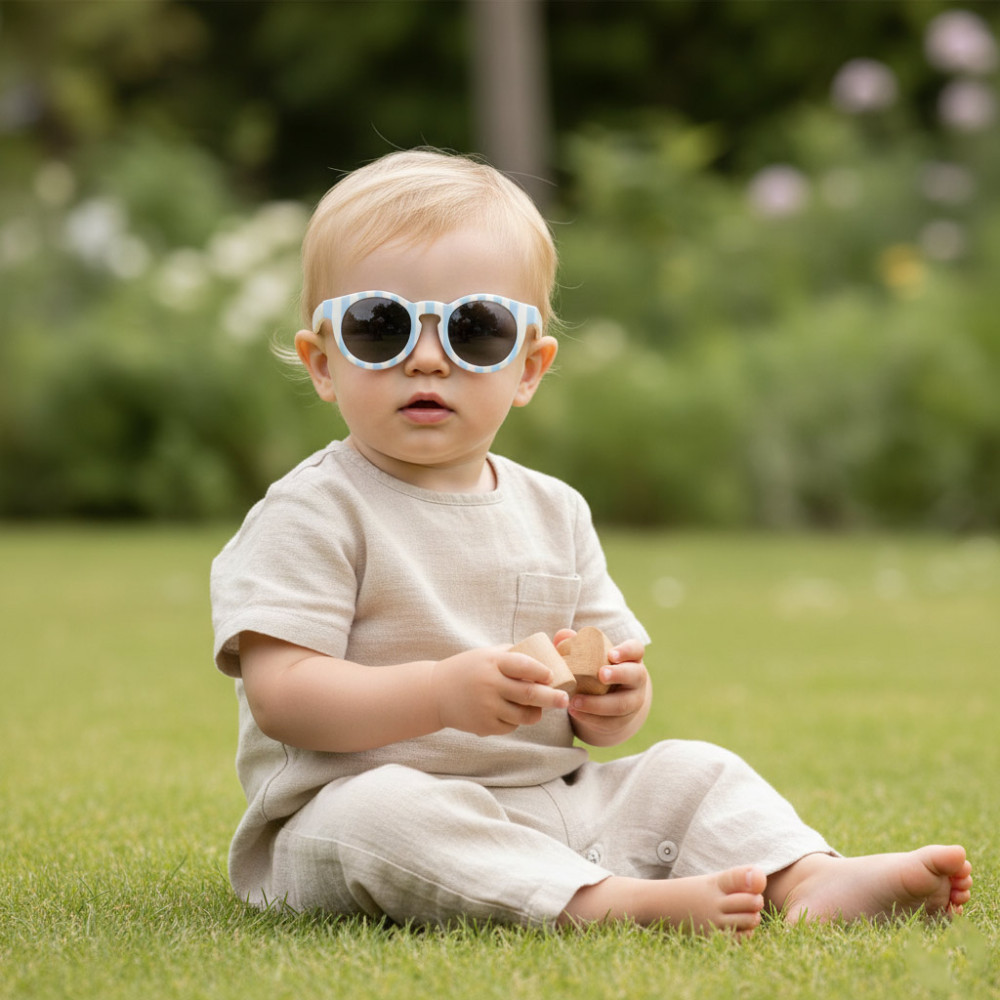 Unbreakable toddler sunglasses nautical style