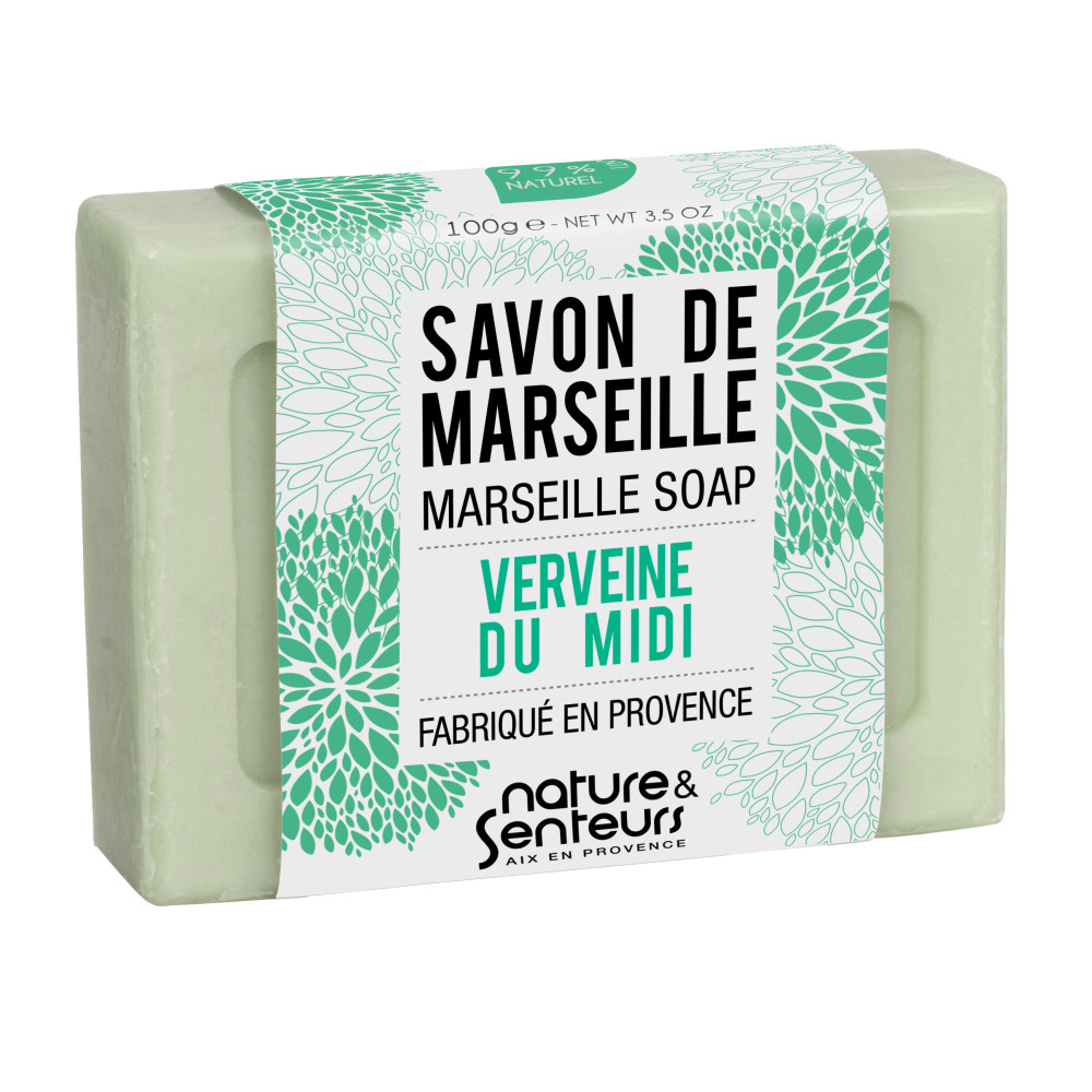 Savon de Marseille parfumé verveine du midi 100gr