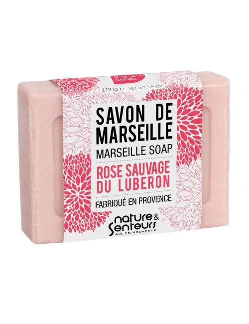 Savon de Marseille parfumé à la rose