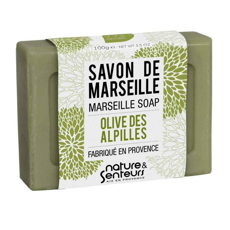 Savon de Marseille olive des Alpilles 100gr Savon de Marseille olive des Alpilles 100gr
