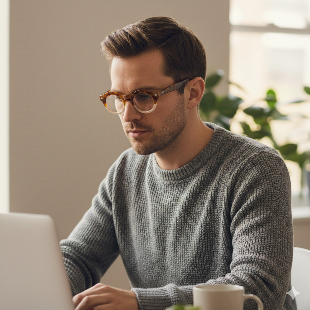 Chic multidistance reading glasses unisex