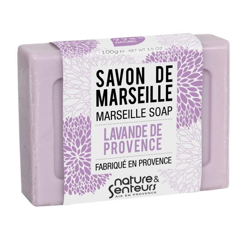 Savon de Marseille lavande de Provence 100gr Savon de Marseille lavande de Provence 100gr