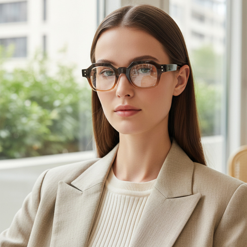 Détail monture lunettes de lecture femme
