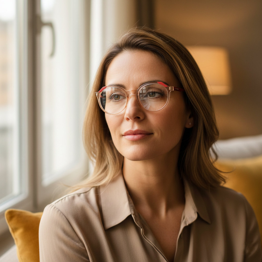 Lunettes presbytie multidistance design féminin