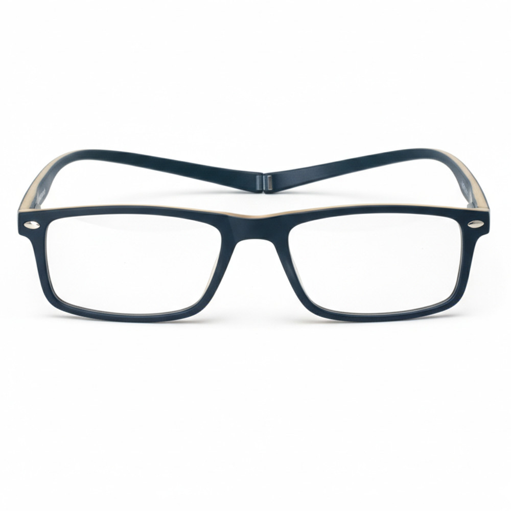 Magnetic reading glasses - FIDELIA rectangular - Bleu