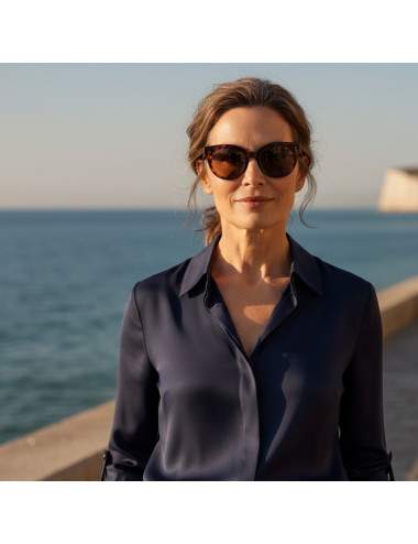 Détails branche lunettes solaires ROMY femme