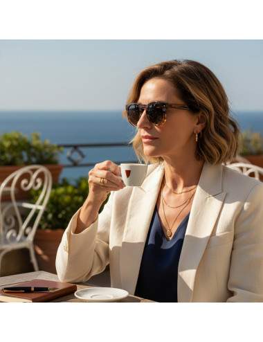 Lunettes de soleil femme style urbain chic