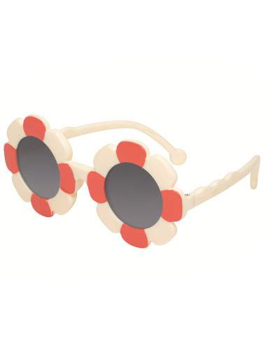 Lunettes soleil bébé 2-4 ans forme fleur verres fumés