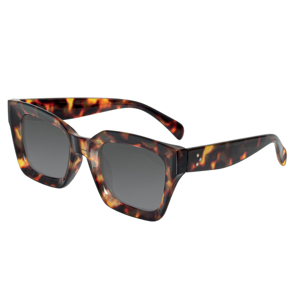 Lunettes solaires femme écaille polycarbonate haute densité