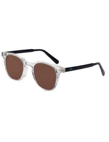 Lunettes solaires homme cristal verres marron