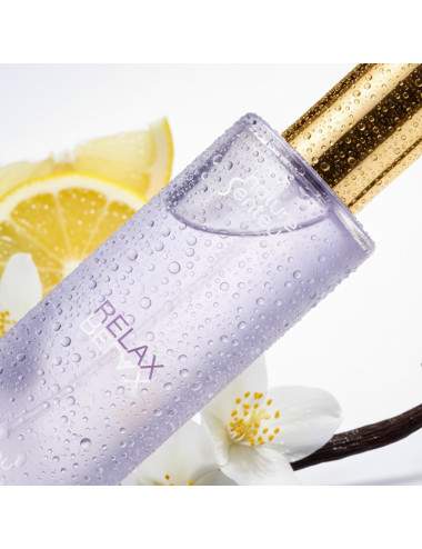 Calming wellness fragrance with citrus and floral notes