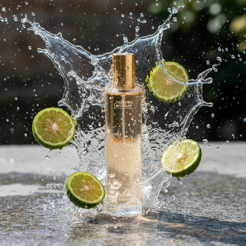 Eau de toilette tonique citron de Sicile et accord solaire