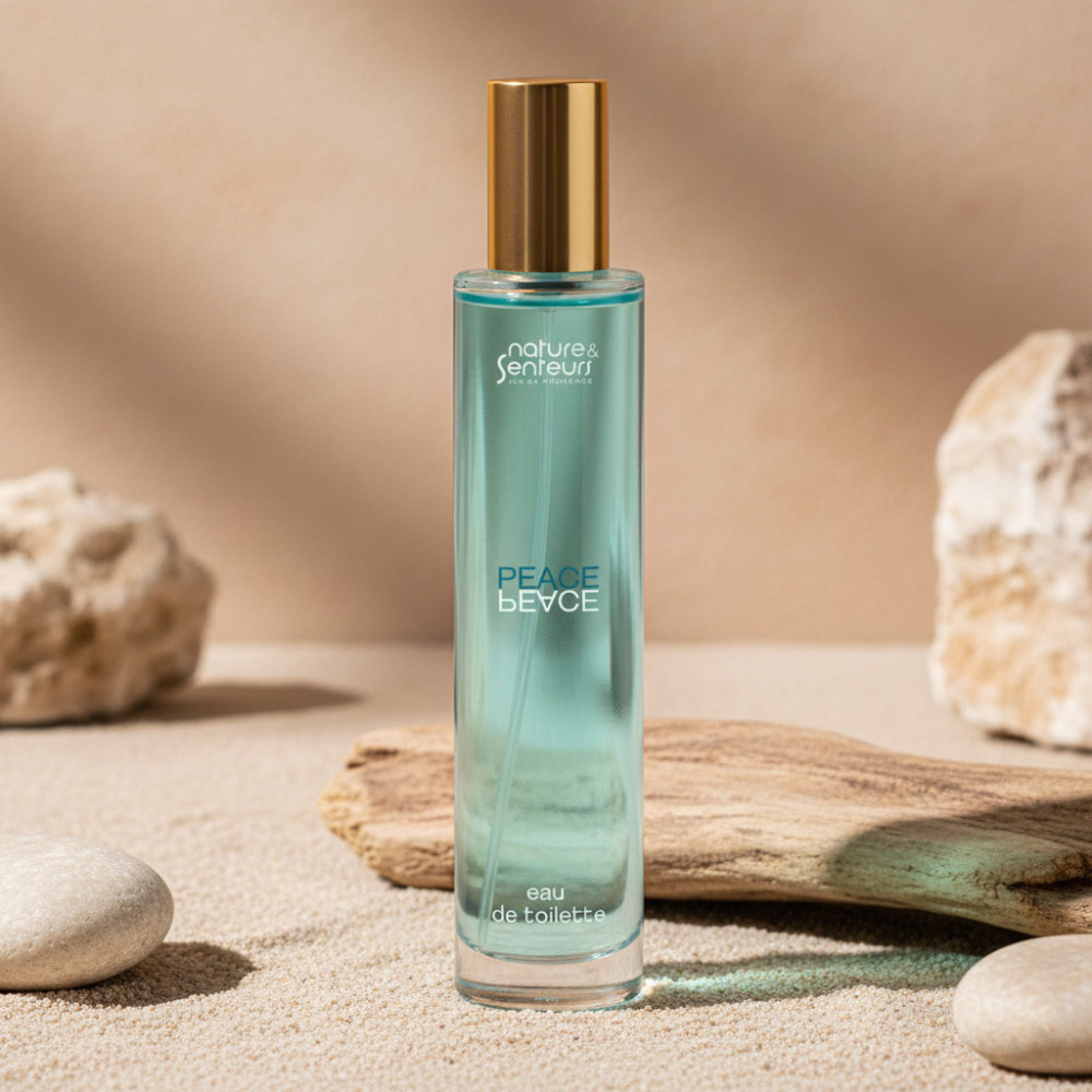 Parfum apaisant fabriqué en France rose et vanille