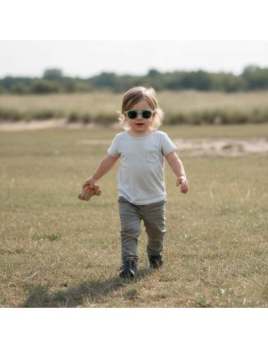 Lunettes solaires enfant monture TR translucide mint