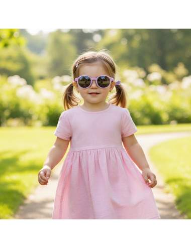 Lunettes soleil enfant élastique maintien CAT 3 UV 100%