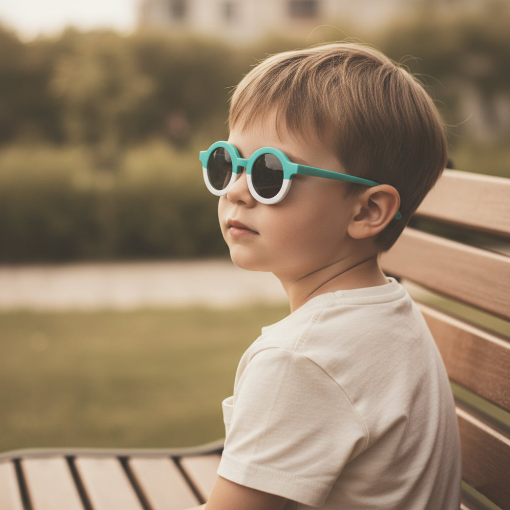 flexible kids sunglasses TPEE frame