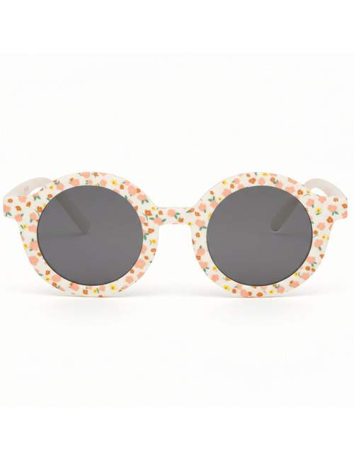 kids sunglasses 4-6 years floral beige
