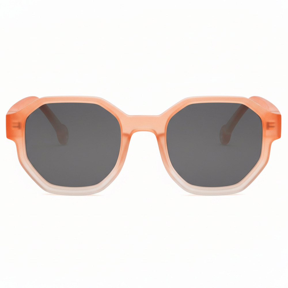 lunettes de soleil enfant 4-6 ans orange translucide