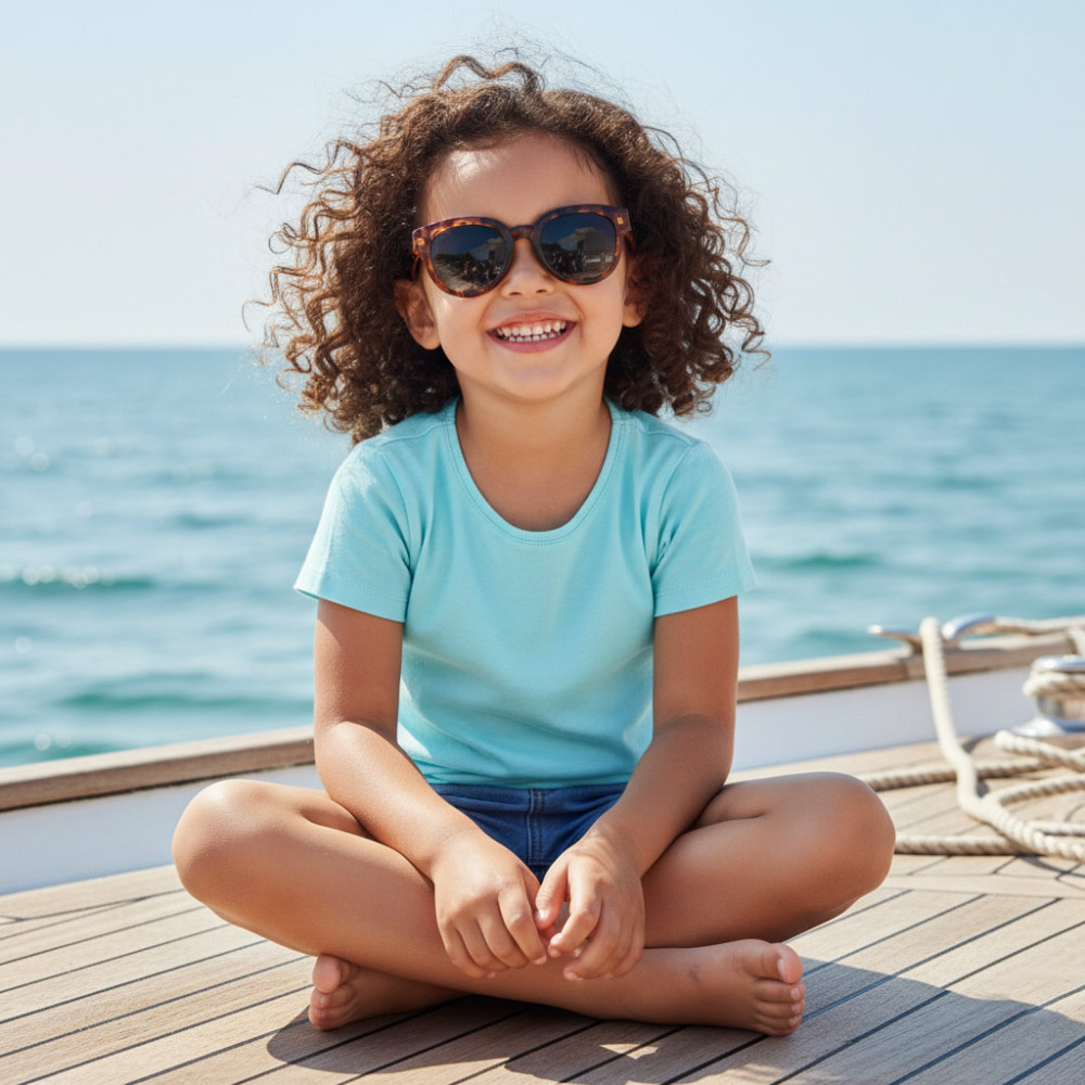 round kids sunglasses category 3 UV 100%