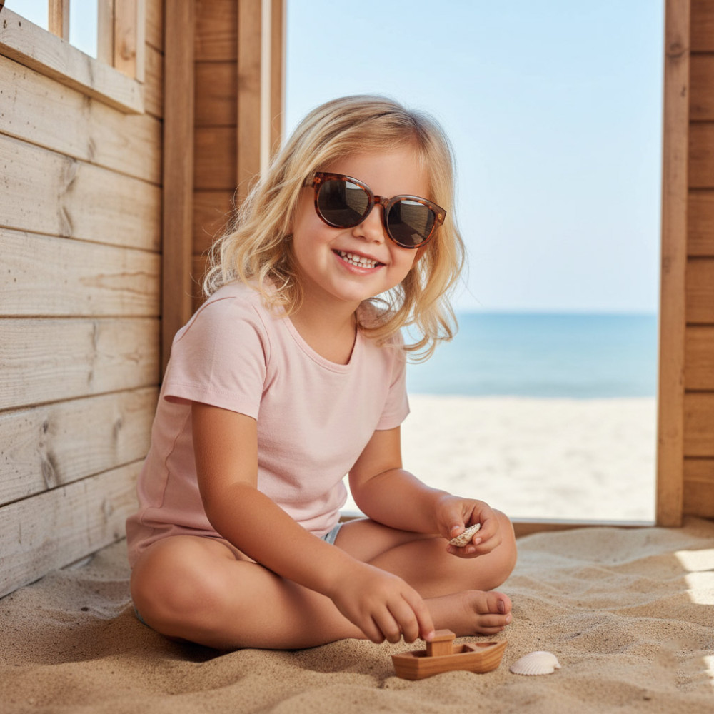 kids sunglasses 4-6 years tortoiseshell brown