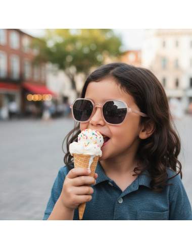 lunettes soleil enfant monture nylon mate