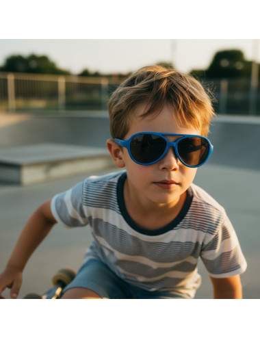 Children aviator sunglasses smoke lenses