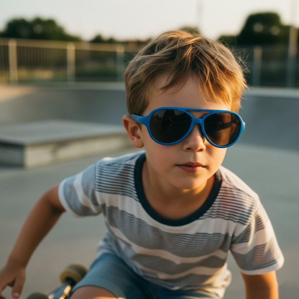 Children aviator sunglasses smoke lenses